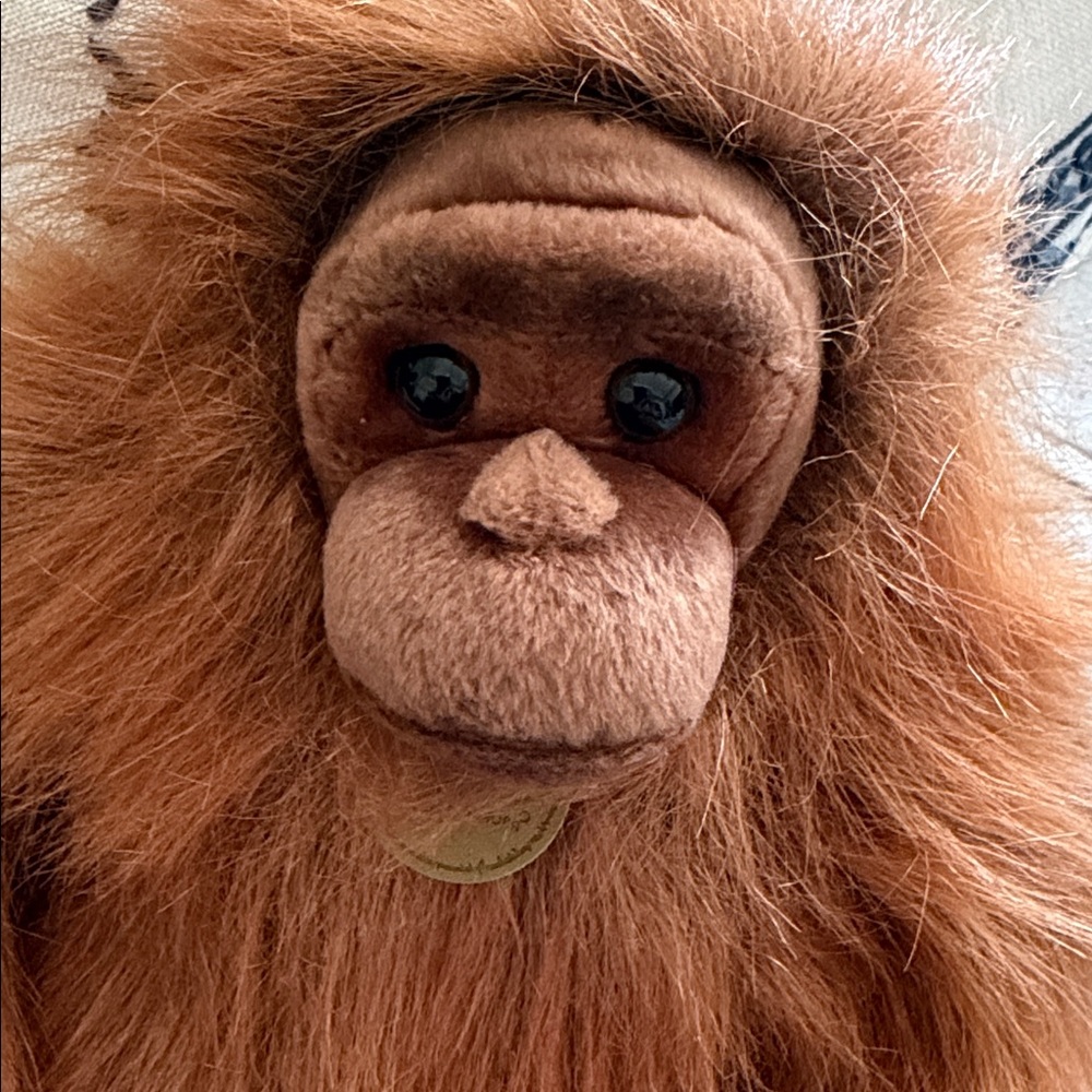 Plush Orangutan Stuffed Animal Toy - Brown - Picture 2 of 9